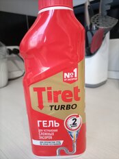 Средство от засоров Tiret, Turbo, гель, 500 мл - фото 2 от пользователя