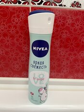 Дезодорант Nivea, Love Be Unique Яркая свежесть, для женщин, спрей, 150 мл - фото 9 от пользователя