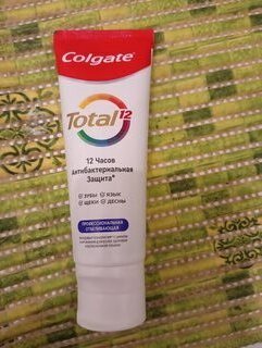 Зубная паста Colgate, Total 12 Профессиональная Отбеливающая, 75 мл - фото 1 от пользователя