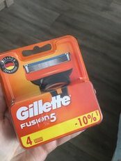 Сменные кассеты для бритв Gillette, Fusion, для мужчин, 4 шт, 81372251 - фото 5 от пользователя