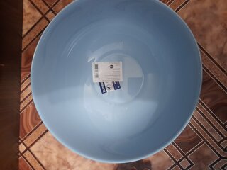 Салатник стеклокерамика, круглый, 21х9.3 см, Diwali Light Blue, Luminarc, P2614, голубой - фото 2 от пользователя