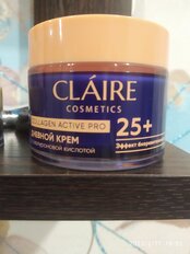 Крем для лица, Claire Cosmetics, Collagen Active Pro, дневной, увлажнение + питание, 25+, для всех типов кожи, 50 мл - фото 4 от пользователя