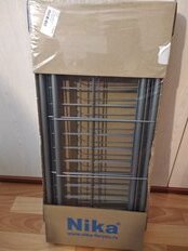 Полка для обуви, металл, 4 секции, 66х28х70 см, разборная, серая, Nika, ЭТ1/С - фото 4 от пользователя