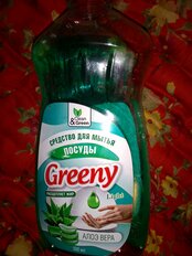 Средство для мытья посуды Clean&amp;Green, Greeny Light, 500 мл, Алоэ вера - фото 4 от пользователя