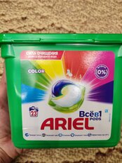 Капсулы для стирки Ariel, Pods Все-в-1 Color, для цветного белья, 23 шт, капсула 23.8 г - фото 7 от пользователя