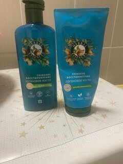 Набор подарочный для женщин, Herbal Essences, Аргановое масло, шампунь 250 мл+бальзам 180 мл - фото 7 от пользователя