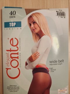 Колготки Conte, Top, 40 DEN, р. 4, natural/телесные, без шортиков, заниженная талия - фото 3 от пользователя