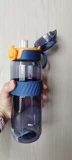 Бутылка питьевая 0.8 л, спортивный, прозрачно-фиолетовый, B060671 - фото 6 от пользователя