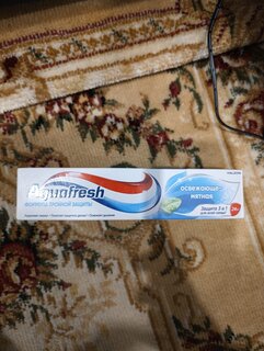 Зубная паста Aquafresh, Освежающе-мятная, 100 мл - фото 2 от пользователя