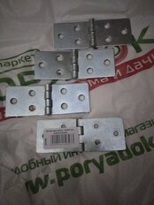 Петля карточная, Кунгур, 110х40 мм, оцинкованная - фото 5 от пользователя