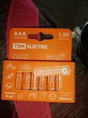 Батарейка TDM Electric, ААА (LR03, 24A), Alkaline, щелочная, 1.5 В, коробка, 8 шт, SQ1702-0004 - фото 3 от пользователя