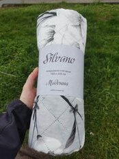 Покрывало 2-спальное, 200х180 см, 100% полиэстер, стеганое, Silvano, Мадонна, серое - фото 3 от пользователя