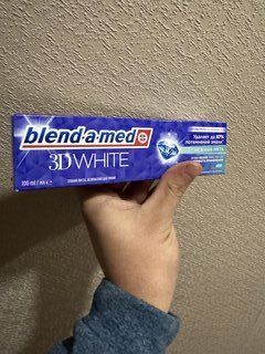 Зубная паста Blend-a-med, 3D White Нежная мята, 100 мл - фото 5 от пользователя