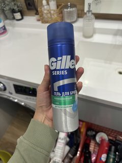 Гель для бритья, Gillette, Series Sensitive, для чувствительной кожи, 200 мл, 84857385 - фото 5 от пользователя