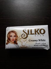 Мыло Silko Silk, Белый крем, 140 г - фото 1 от пользователя