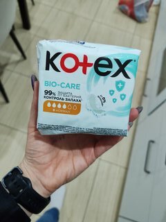 Прокладки женские Kotex, Bio-Care нормал, 8 шт, 9426150 - фото 8 от пользователя