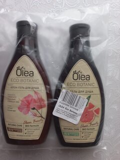 Набор подарочный для женщин, Olea, Eco Botanic, Гель для душа 300мл + Крем-гель для душа 300мл - фото 4 от пользователя