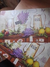 Салфетка для стола пластик, 41х26 см, прямоугольная, Прованс - фото 1 от пользователя