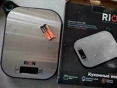 Весы кухонные электронные, нержавеющая сталь, Rion, Черная рамка, платформа, точность 1 г, до 5 кг, LCD-дисплей, PT-892 - фото 7 от пользователя