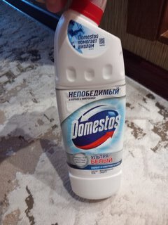 Чистящее средство универсальное, Domestos, Ультра белый, гель, 1 л - фото 4 от пользователя