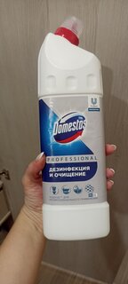 Чистящее средство универсальное, Domestos, Ультра белый, гель, 1 л - фото 9 от пользователя