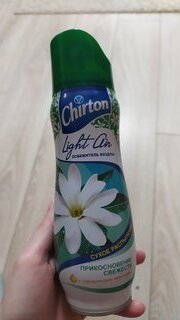 Освежитель воздуха Chirton, 300 мл, Light Air Прикосновение свежести, сухое распыление - фото 1 от пользователя