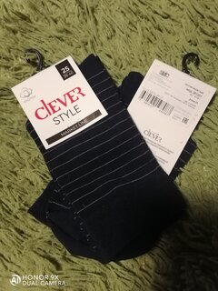 Носки для мужчин, хлопок, Clever, Market line, темно-синие, р. 25, M1001 - фото 3 от пользователя
