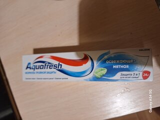 Зубная паста Aquafresh, Освежающе-мятная, 100 мл - фото 1 от пользователя