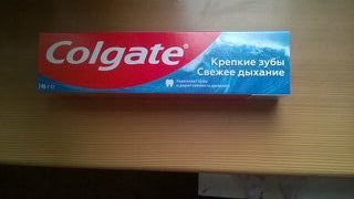 Зубная паста Colgate, Крепкие зубы Свежее дыхание, 100 мл - фото 1 от пользователя