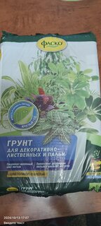 Грунт Цветочное Счастье, для декоративно-лиственных, 5 л, Фаско - фото 2 от пользователя