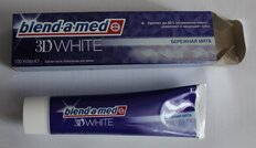 Зубная паста Blend-a-med, 3D White Нежная мята, 100 мл - фото 1 от пользователя