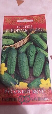 Семена Огурец, Король грядки F1, 0.3 г, Русский вкус, цветная упаковка, Гавриш - фото 4 от пользователя