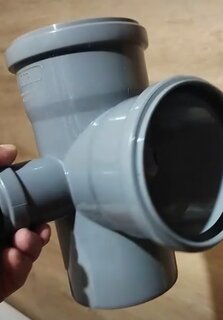Крестовина канализационная двухплоскостная, 110х110х50 мм, 90 °, левая, РосТурПласт, полипропилен, 36540 - фото 1 от пользователя