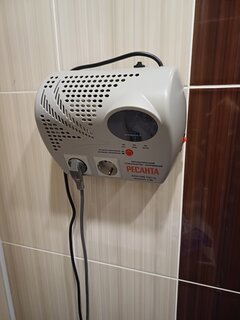 Стабилизатор напряжения Ресанта, АСН-1 000 Н2/1-Ц, 1 кВт, 160-260 В, 63/6/13 - фото 6 от пользователя