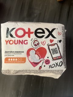 Прокладки женские Kotex, Young Normal, дневные, 8 шт, для девочек подростков, 9426169 - фото 3 от пользователя