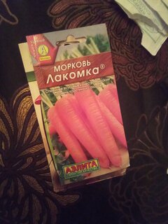 Семена Морковь, Лакомка, 2 г, цветная упаковка, Аэлита - фото 1 от пользователя