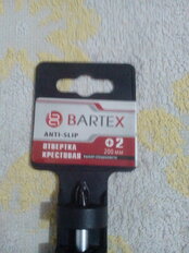 Отвертка крестовая, Bartex, PH2, 2х200 мм, антискользящая двухкомпонентная, CrV сталь, K0029N - фото 3 от пользователя