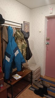 Вешалка в прихожую 70х32х175 см, металл, полка для обуви, 80 кг, Лофт, HSR41BX, коричнево-черная - фото 1 от пользователя