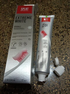 Зубная паста Splat, Professional Extreme White, 75 мл - фото 2 от пользователя