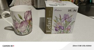 Кружка фарфор, 330 мл, Irises, Lefard, 425-155 - фото 5 от пользователя