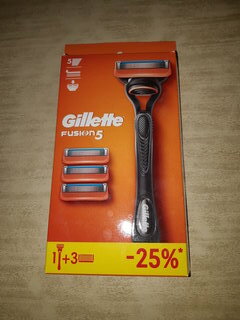 Станок для бритья Gillette, Fusion, для мужчин, 3 сменные кассеты - фото 8 от пользователя