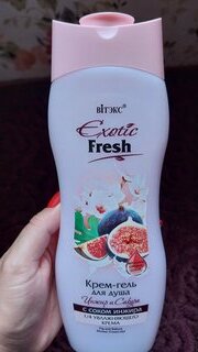 Гель для душа Вiтэкс, Exotic Fresh Инжир и сакура, 515 мл - фото 1 от пользователя