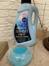 Гель для стирки Aroma Drop, 1 л, универсальный, Свежесть водопада 2 в 1 - фото 5 от пользователя