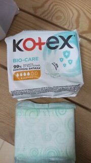 Прокладки женские Kotex, Bio-Care нормал, 8 шт, 9426150 - фото 7 от пользователя