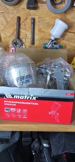 Краскораспылитель пневматический, Matrix, 230 л/мин, 1 л, с верхним бачком, 4 бар, 1.2, 1.5, 1.8 мм, 57315 - фото 3 от пользователя