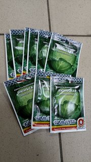 Семена Капуста белокочанная, Июньская, 0.5 г, Кольчуга, цветная упаковка, Русский огород - фото 1 от пользователя