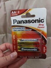 Батарейка Panasonic, ААА (LR03, 24A), Pro Power, щелочная, 1.5 В, блистер, 2 шт, 7452 - фото 1 от пользователя