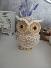 Фигурка декоративная полистоун, Сова, 17 см, Y6-2095 - фото 2 от пользователя