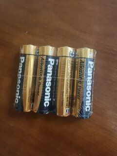 Батарейка Panasonic, АА (LR6, 15A), Alkaline Power, щелочная, 1.5 В, спайка, 4 шт - фото 1 от пользователя