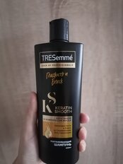 Шампунь TRESemme, Keratin Smooth с кератином и маслом Марулы, для сухих и поврежденных волос, 400 мл - фото 5 от пользователя